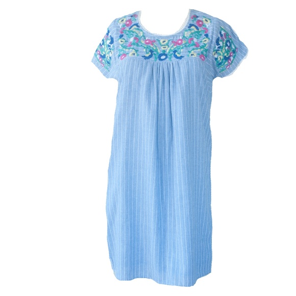 Entro Black Embroidered Floral Bow Strap Mini Dress